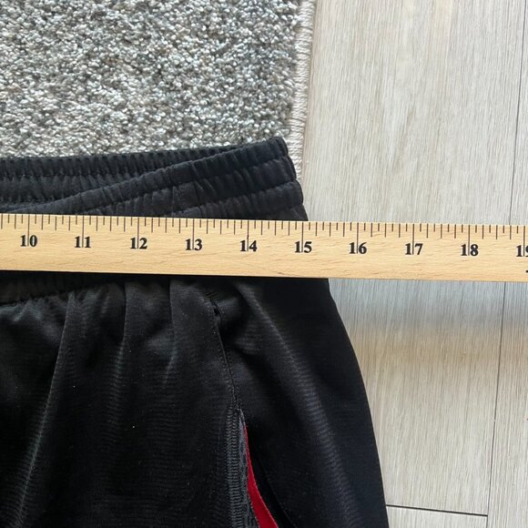 vintage y2k adidas track pants Men’s Medium Black Red Baggy Workout Running - Picture 5 of 8